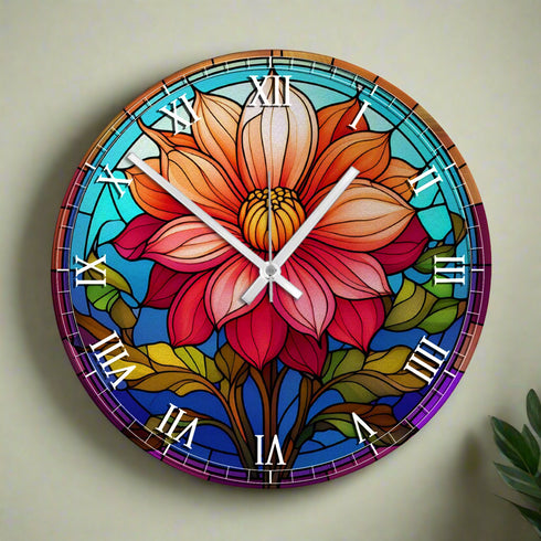 Dahlia Suncatcher Effect Clock